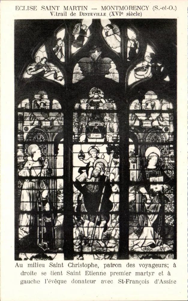 Kirche Saint-Martin — Montmorency (S.-et-O.) — Glasfenster von Dinteville (16. Jahrhundert) - Vorderseite