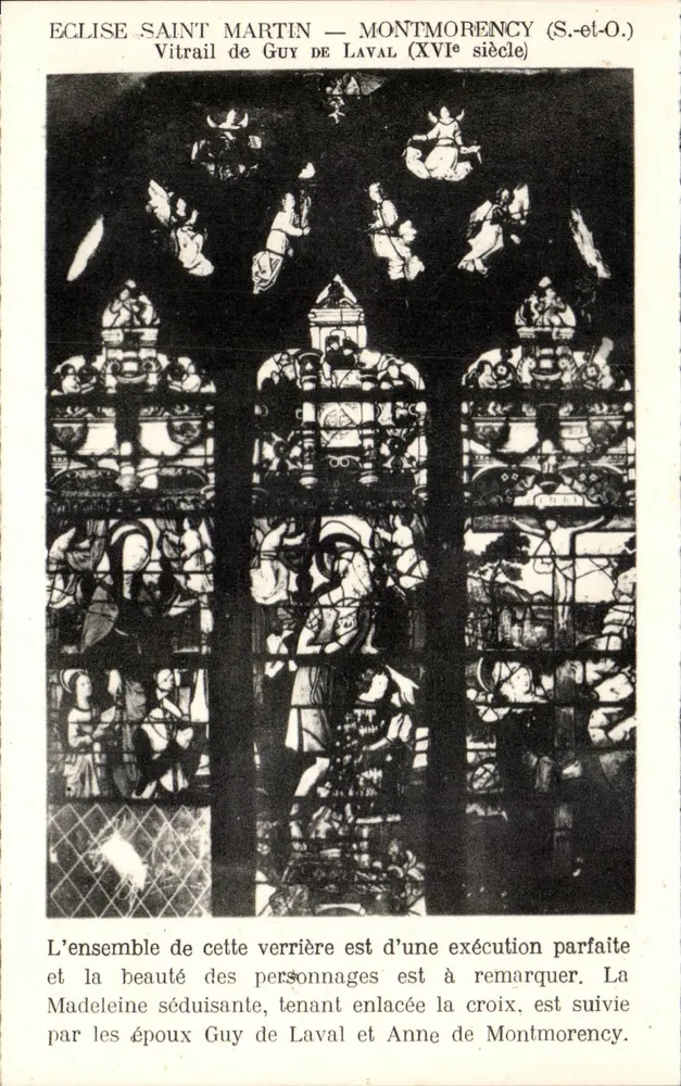 Kirche Saint-Martin — Montmorency (S.-et-O.) — Stichglas von Guy de Laval (16. Jahrhundert) - Vorderseite