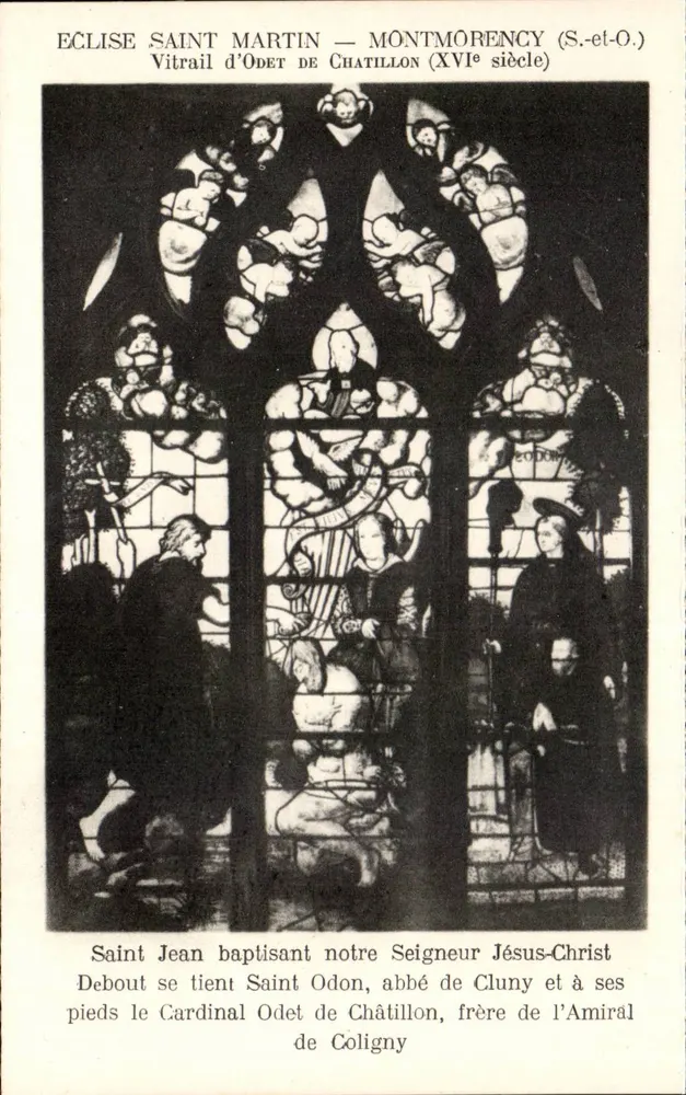 Kirche Saint-Martin — Montmorency (S.-et-O.) — Glasfenster von Odet de Châtillon (16. Jahrhundert) - Vorderseite