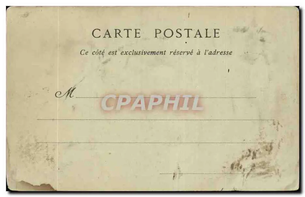 Nevers — Die Porte du Croix und ihre Vorstadt, 14. Jahrhundert — Collections ND. Phot. - Rückseite