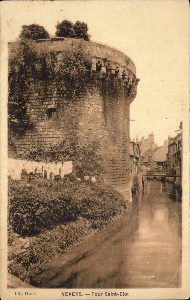 Nevers — Torre Saint-Eloi — Lib. Huré - Frente
