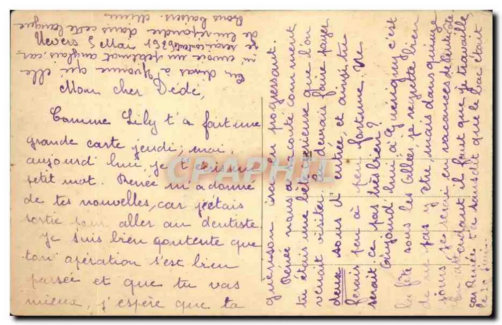 Nevers — Torre Saint-Eloi — Lib. Huré - Verso