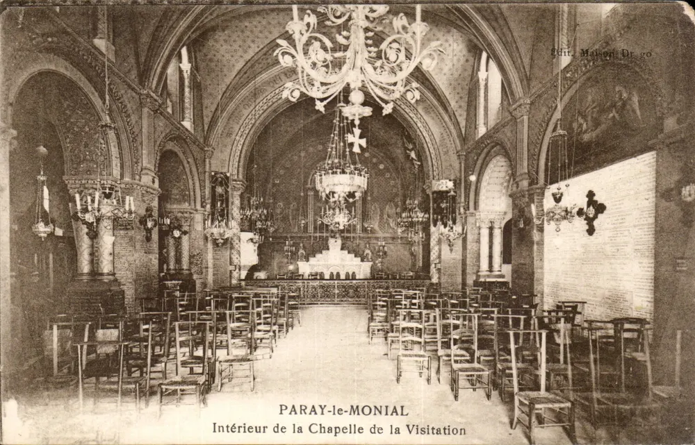 Paray-le-Monial — Innenansicht der Kapelle der Besuchung — Verlag Maison Dr 20 - Vorderseite