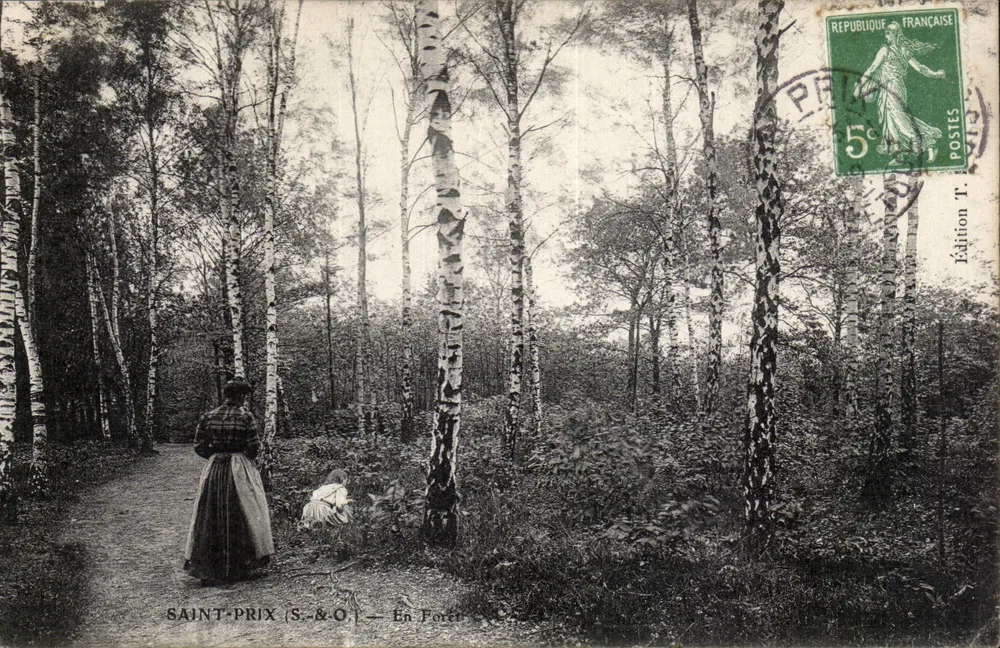 Saint-Prix (S.&O.) — Na Floresta — Edição T.&O. - Frente