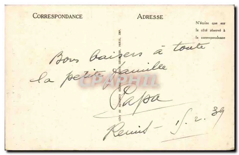 Laon — A Porta de Soissons — ND - Verso