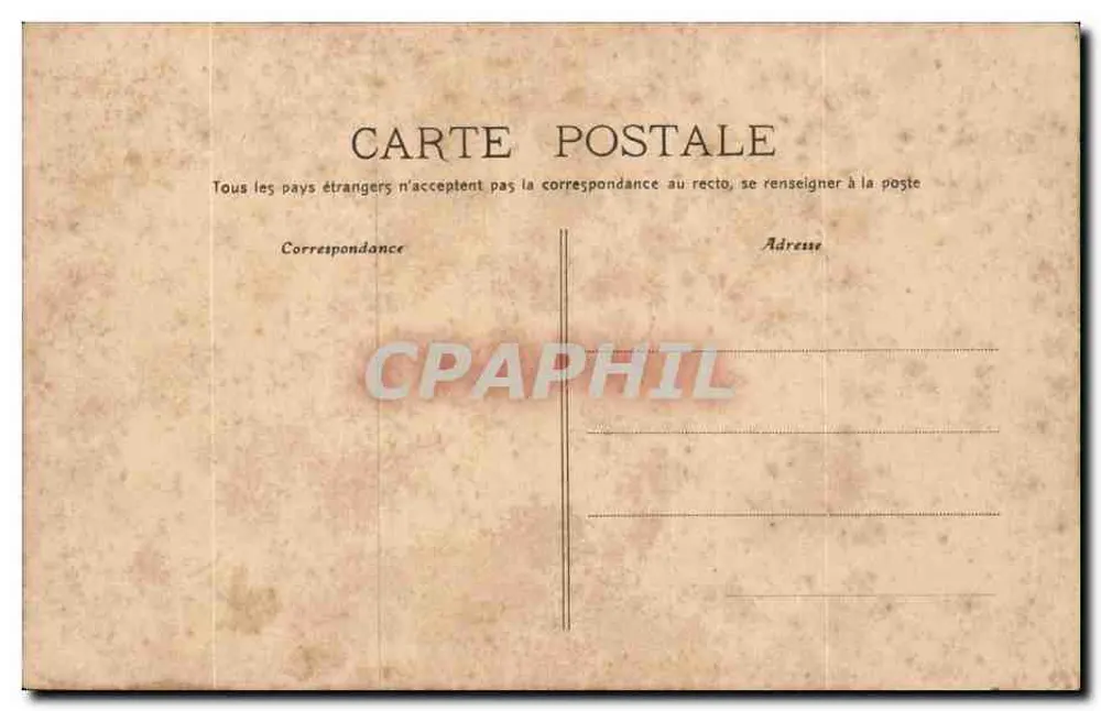 Laon — Monumento aos Professores — F. Barnaud, fot.-edit. Laon - Depósito - Verso