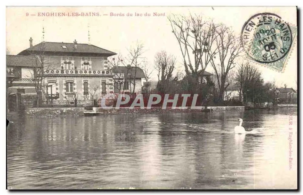 Enghien-les-Bains — Ufer des Nordsees — unbekannter Verleger, Seriennummer 9 - Vorderseite