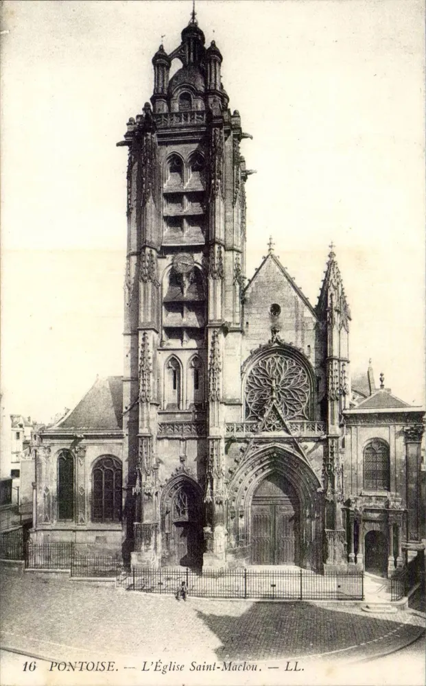 Pontoise — De Kerk van Sint Maclou — LL. n°16 - Voorkant
