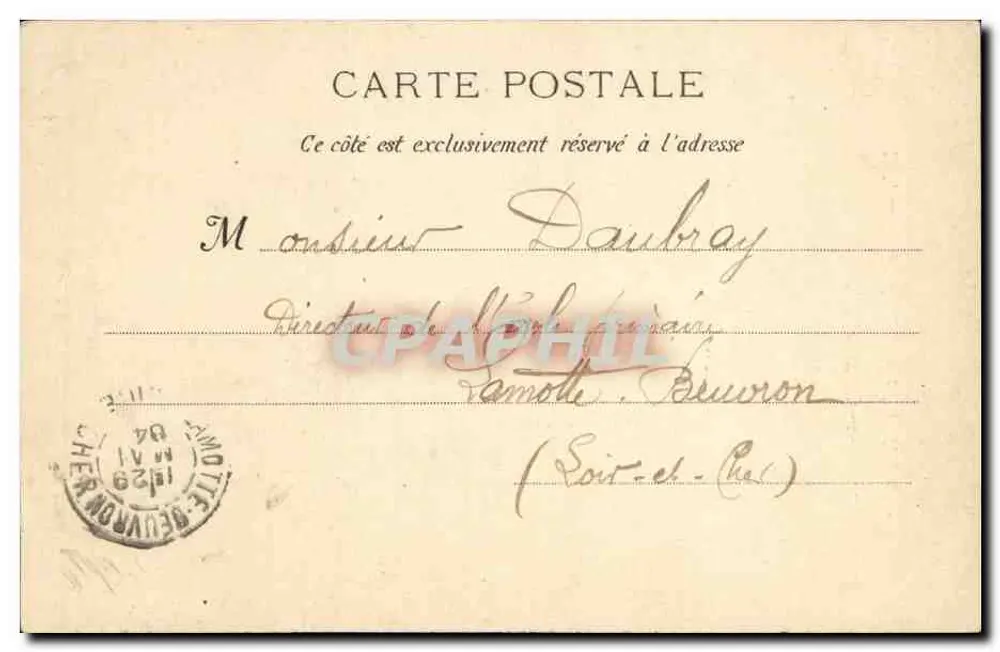 Port-de-Bouc — A Prefeitura — G. M., 43, V.-Ch.-de-Rome, Marselha, n°221 - Verso