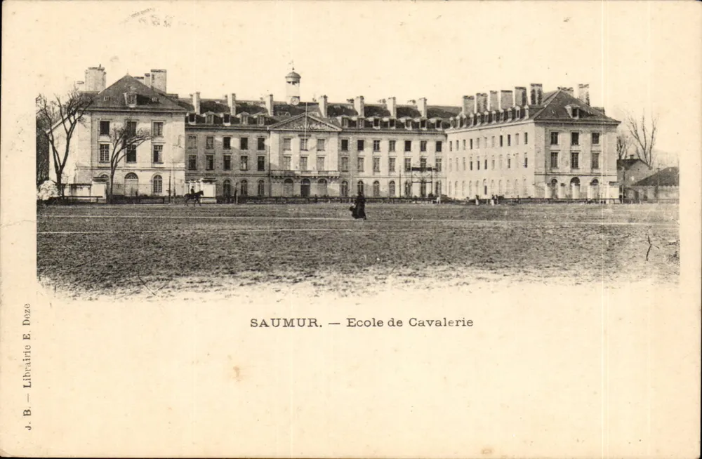 Saumur — École de Cavalerie — Librairie E. Doze - Frente