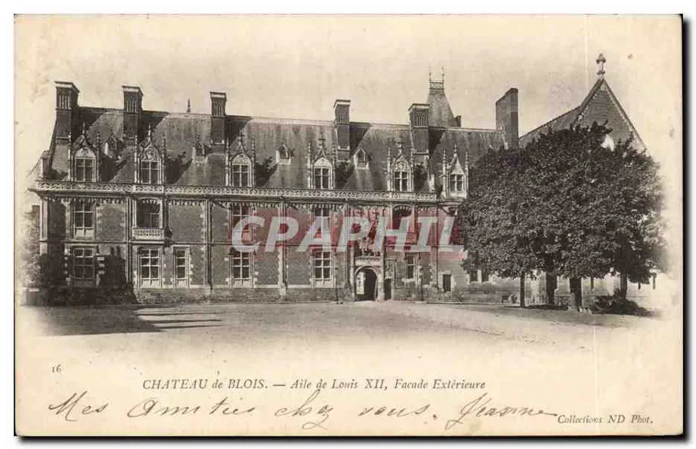 Schloss de Blois — Flügel von Louis XII, Äußere Fassade — Sammlung ND Fotografie n°16 - Vorderseite