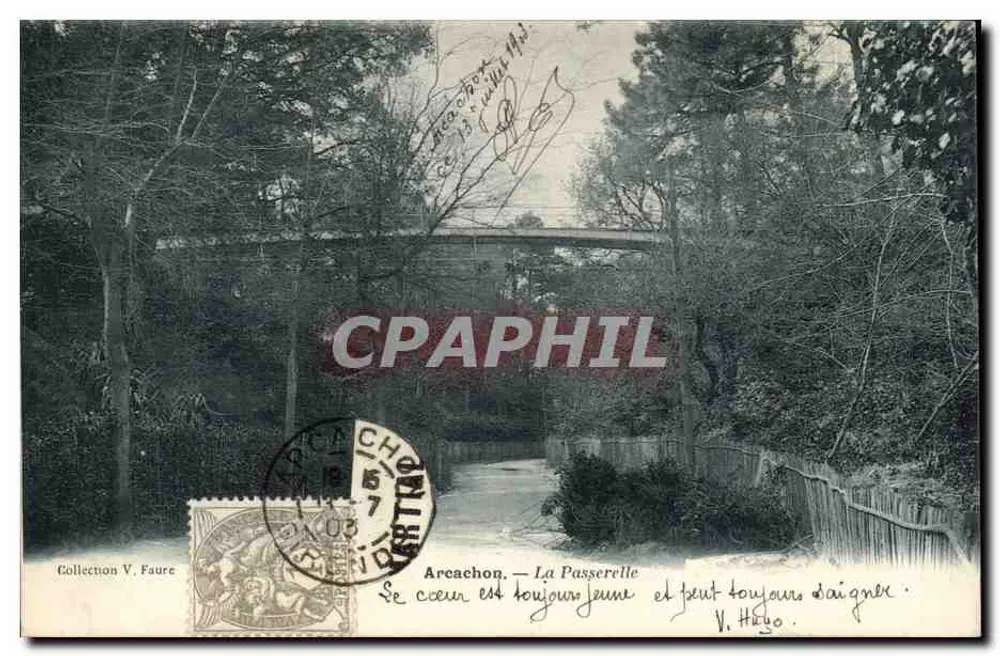 Arcachon — A Ponte — editor desconhecido, número de série não visível - Frente