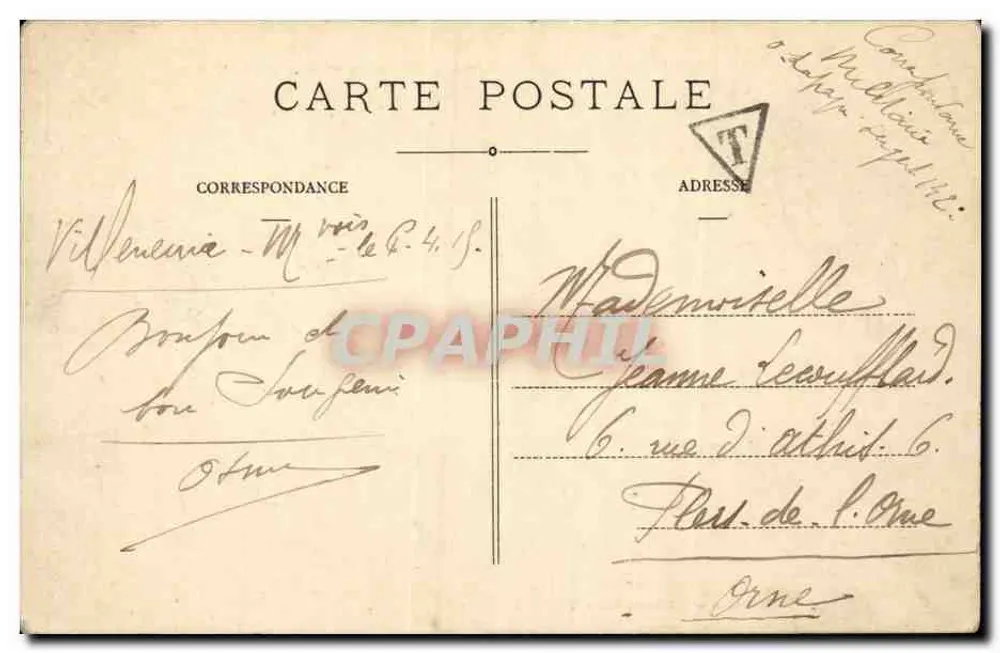 Strecke von Villeneuve-Minervois nach Cabrespine — Gouffre du Mal-Pas — Verlag Roches-Villeneuve - Rückseite