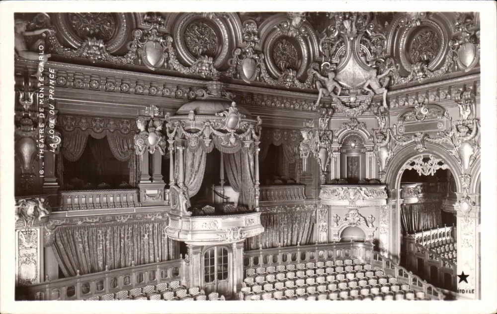 Theater von Monte-Carlo — Die Prinzenloge — Étoile - Vorderseite