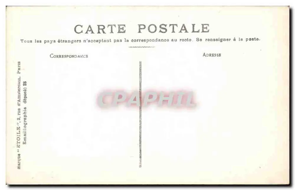 Theater von Monte-Carlo — Die Prinzenloge — Étoile - Rückseite