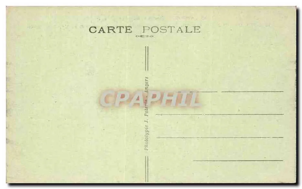 Angers — Pont da Basse-Chaîne — P. C. n°30 - Verso