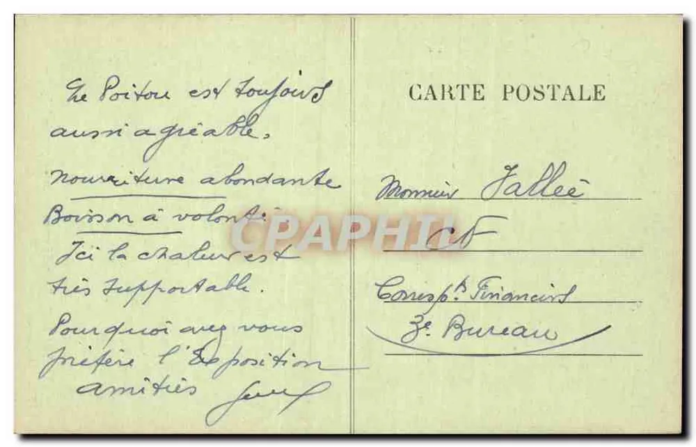 Thenezay (Deux-Sèvres) — Binnenkant van de Kerk — Edit. Simonneau - Achterkant