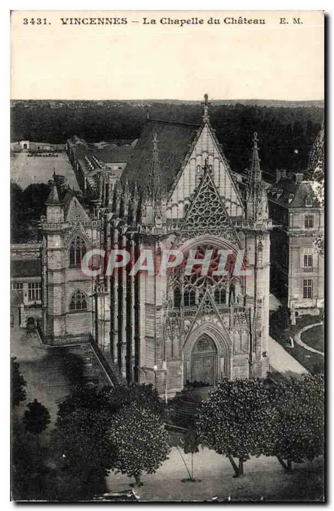 Vincennes — A Capela do Castelo — E. M. - Frente