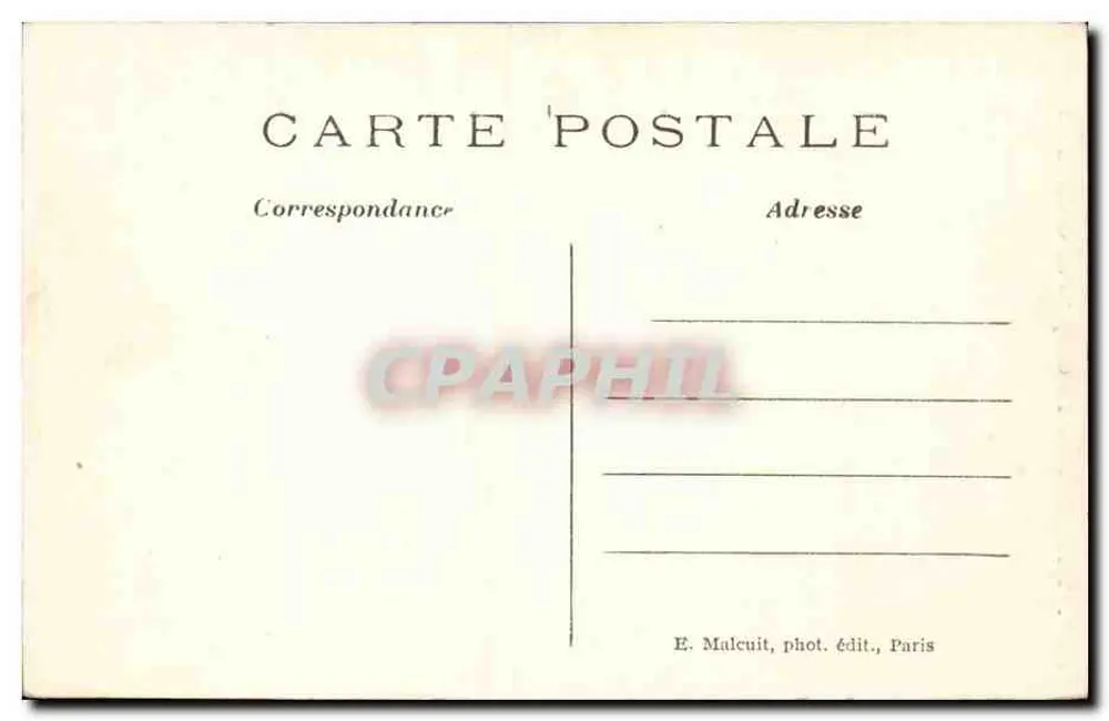 Vincennes — A Capela do Castelo — E. M. - Verso