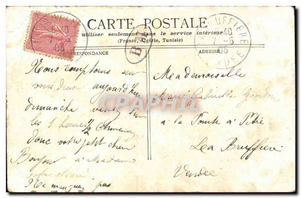Biarritz - A PRAIA — Praias mais sinceras de amor — Editor: STAL-REY PAPIERS - Verso