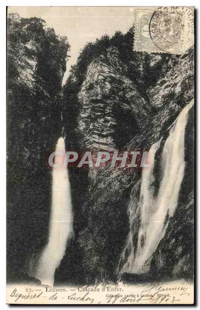 लुचॉन — एनफेर कैसकेड — बाग्नेर्स-डे-लुचॉन, एडिटर गमी - आगे