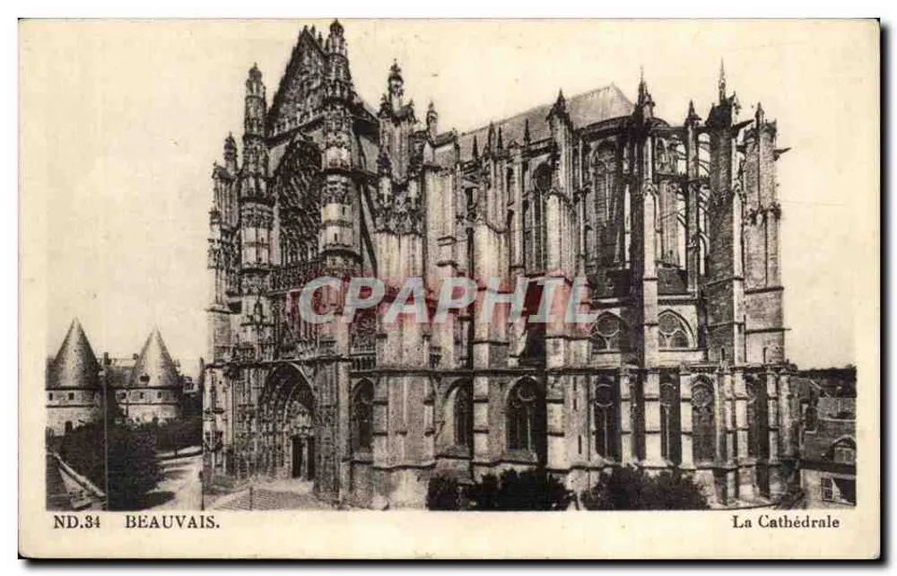 Beauvais — A Catedral — ND.34 - Frente