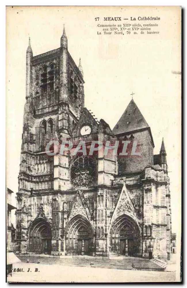 Meaux — A Catedral — J. B. editor - Frente