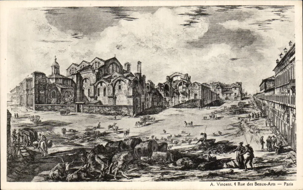 Rom — Ansicht antiker Ruinen — A. Vincent, 4 Rue des Beaux-Arts — Paris - Vorderseite