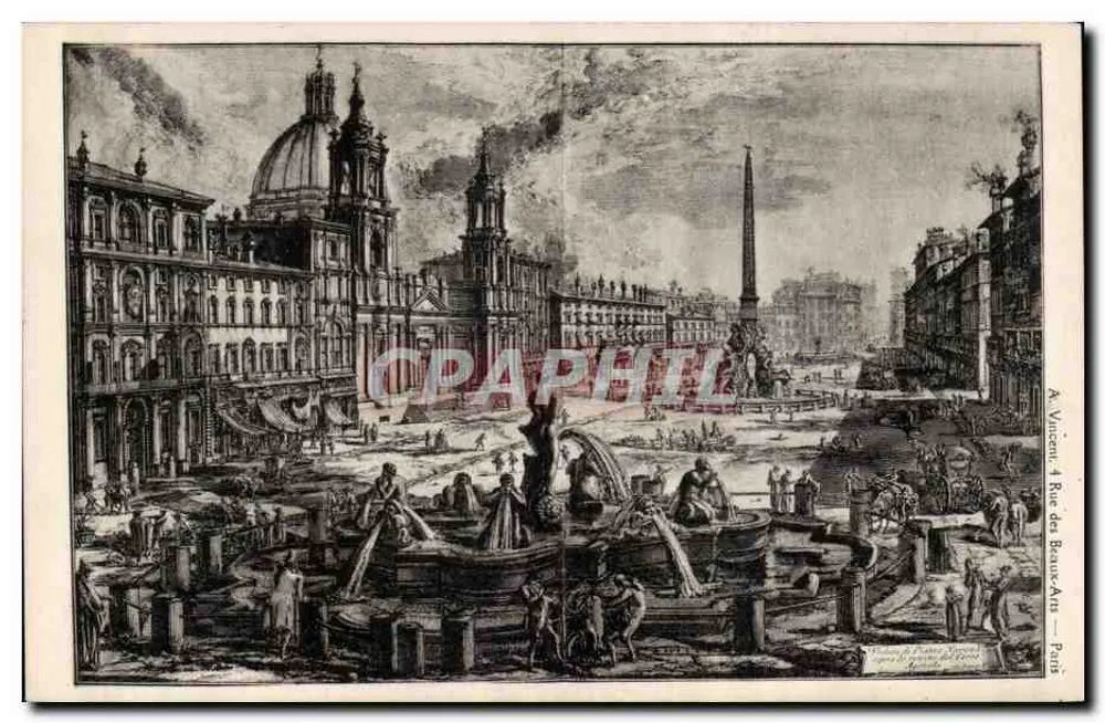 Place de la Concorde — Paris — A. Vincenç 4 Rue des Beaux-Arts — Paris - Vorderseite