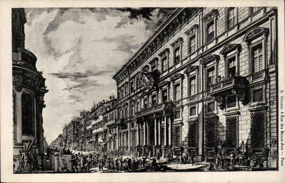 Rue des Beaux-Arts — Paris — A. Vincent, 4 Rue des Beaux-Arts — Paris - Vorderseite