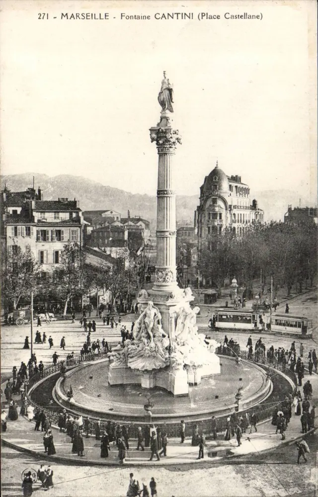 Marseille - Fontaine Cantini (Place Castellane) — Seriennummer 271 - Vorderseite