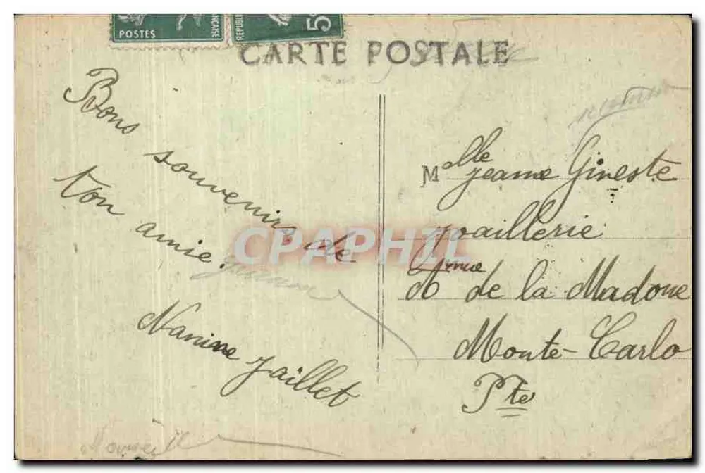 Marseille - Falais Longchamp — E.L. - Rewers