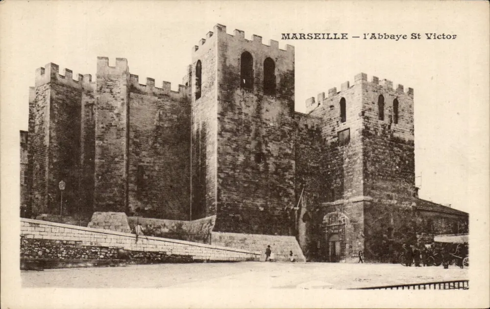 Marseille — a Abadia de São Victor — editor não identificado - Frente