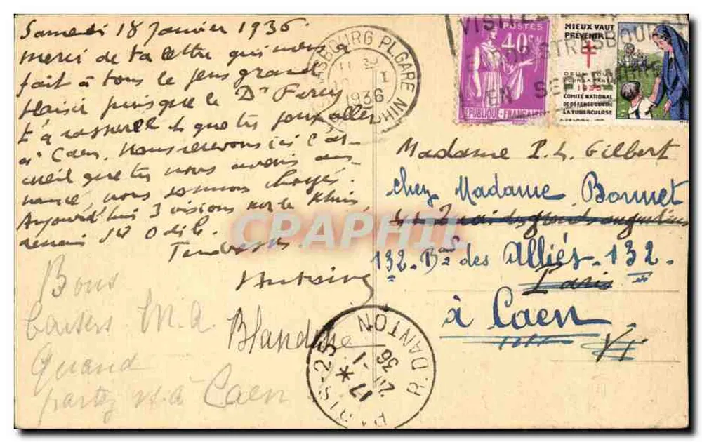 Straßburg — Die Kathedrale — unbekannter Verlag, Seriennummer 2 - Rückseite
