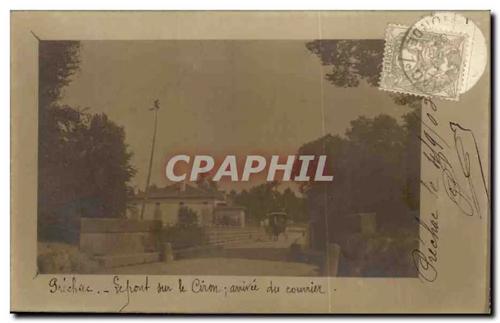 Brichac — Abfahrt auf der gepflasterten Poststraße — Verlag nicht sichtbar - Vorderseite