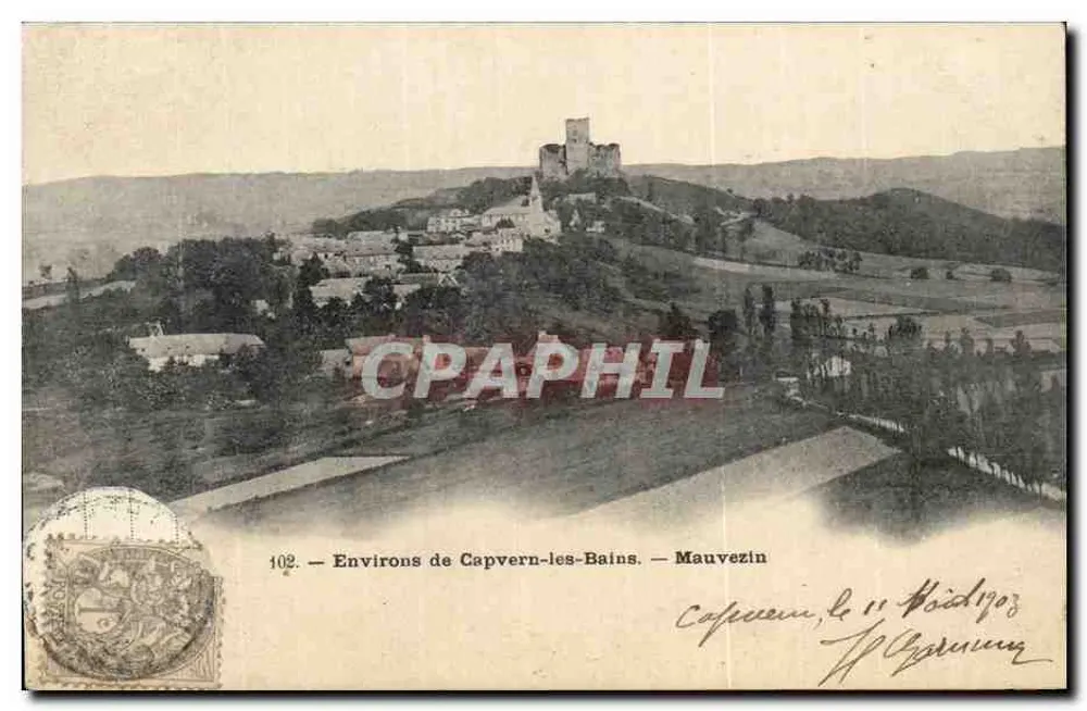 Environs de Capvern-les-Bains — Mauvezin — n° 102 - Frente
