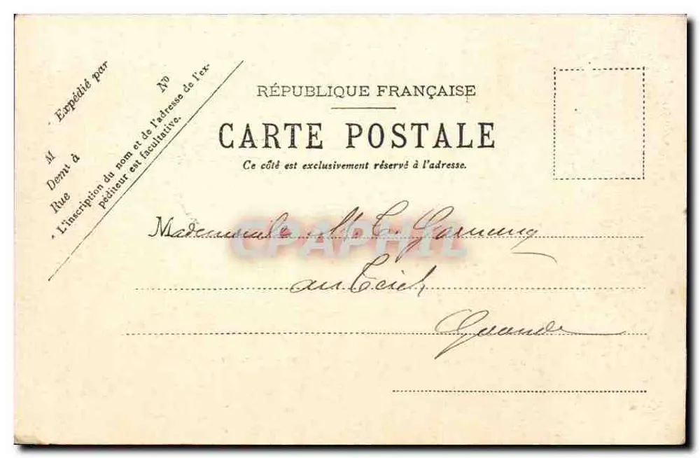 Environs de Capvern-les-Bains — Mauvezin — n° 102 - Verso