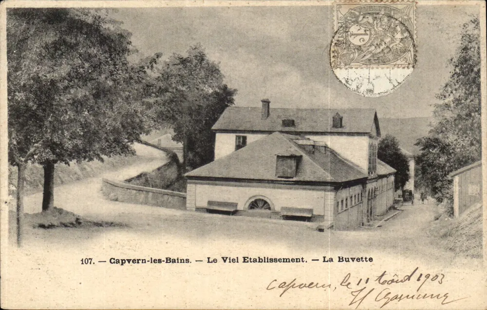 Capvern-les-Bains — Le Viel Etablissement — La Buvette — Nr. 107 - Vorderseite