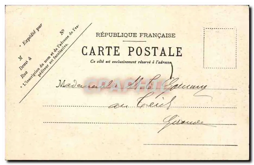 Capvern-les-Bains — Estabelecimento de Hount-Caoute — n°105 - Verso