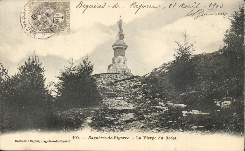 Bagnères-de-Bigorre — Die Jungfrau von Bédat — Sammlung Sajous, Nr. 100 - Vorderseite