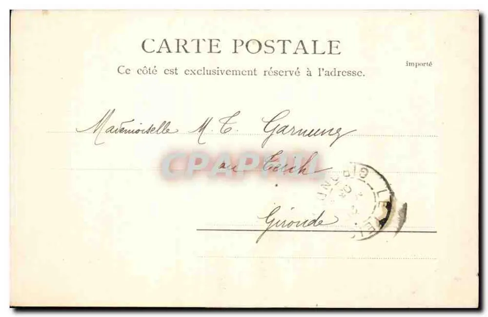 Gorge d'Esbarague und Pic de Gambiel — Baquèries-de-Luchon — A. Villatte, Tarbes, n° 11260, 12 - Rückseite