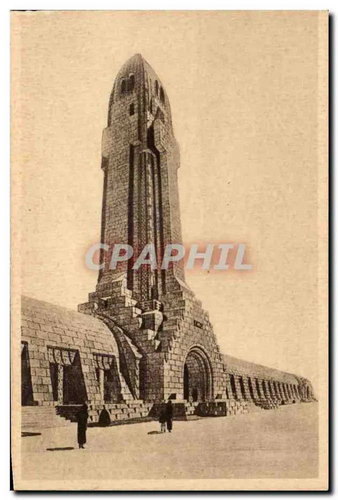 Torre do Farol de Douaumont — Ossuário de Douaumont — Editor desconhecido, n° 55 - Frente