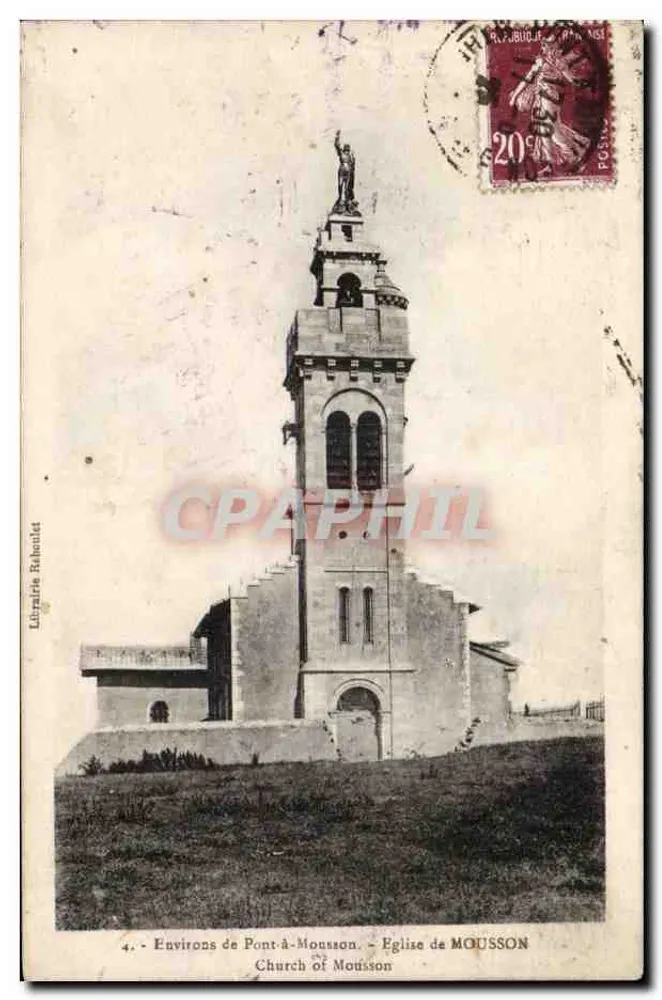 Igreja de Mousson — Arredores de Pont-à-Mousson — Livraria Raboulet - Frente