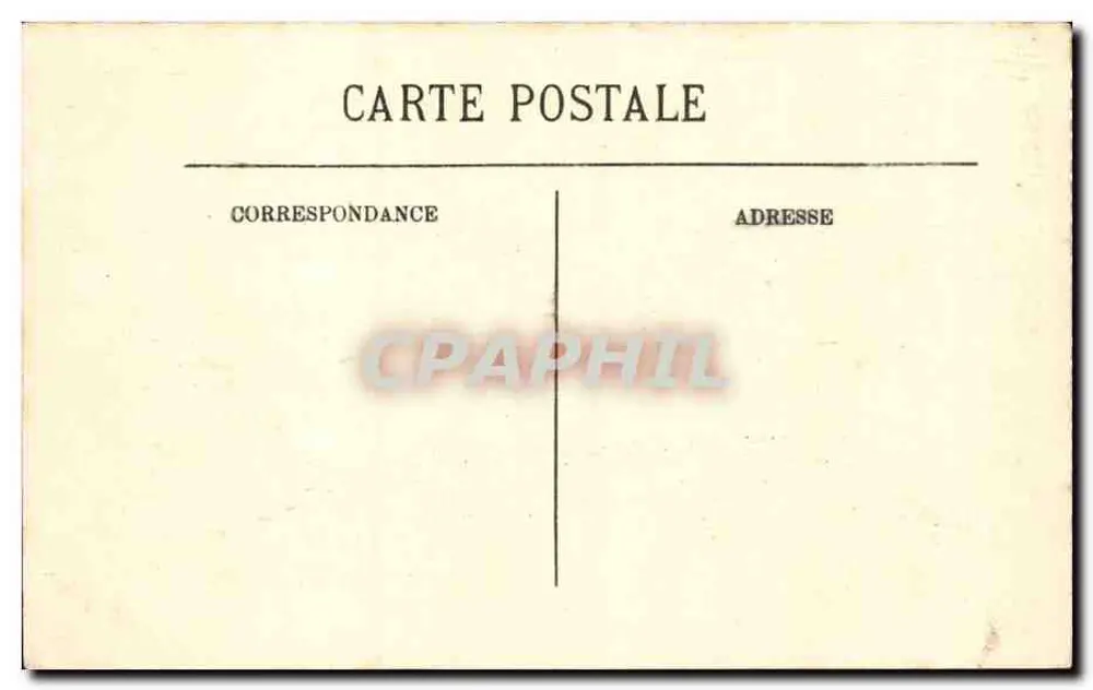 Fontainebleau — Die Grande-Rue und die Kirche — LL. — Nr. 90 - Rückseite