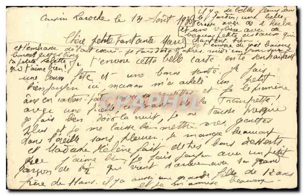 Avallon. A Torre da Échiquet — gravura — editor não visível - Verso
