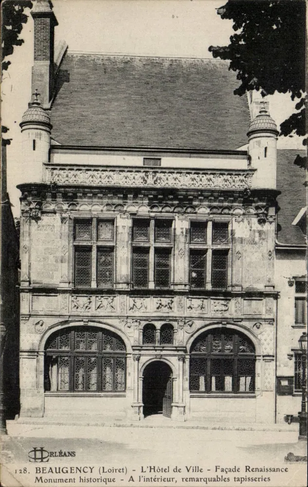 Beaugency (Loiret) - O Hotel de Ville - Facha Renaissance - Frente