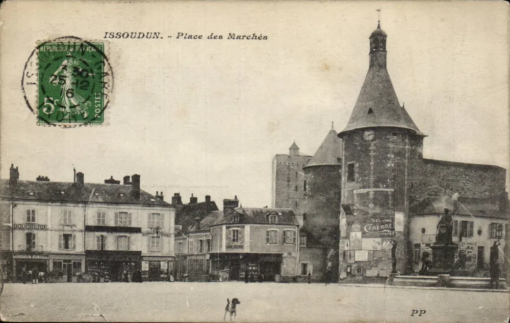 Issoudun — Place des Marchés — éditeur PP - Frente
