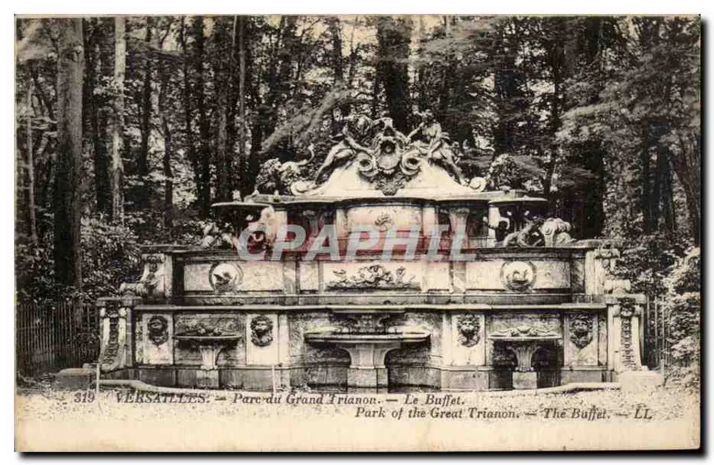 Versailles — Parque do Grande Trianon — Le Buffet — LL - Frente
