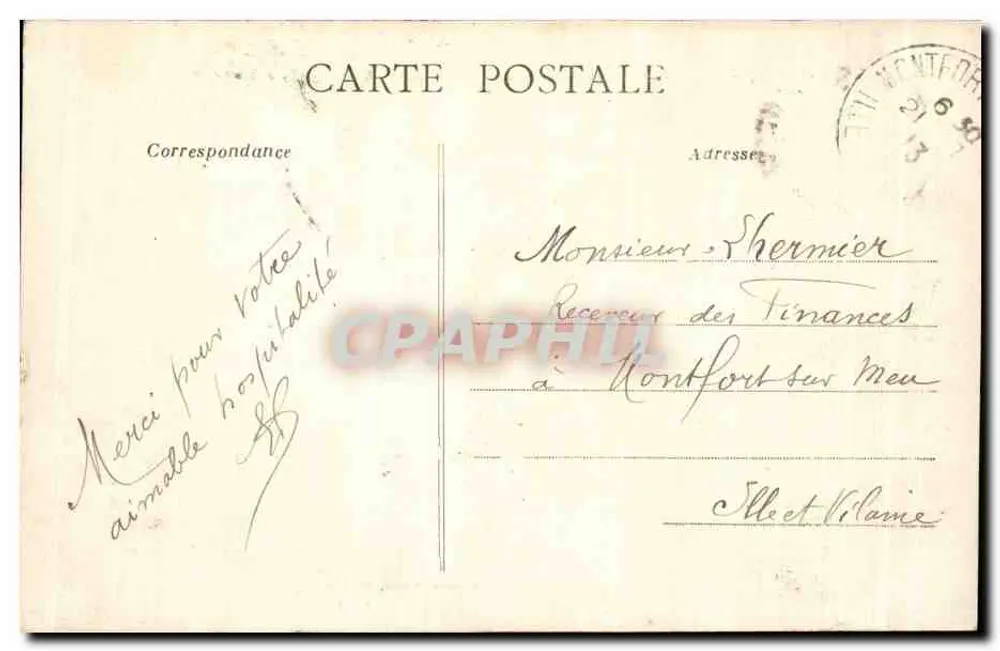 St-Brieuc - Viaduto de Gouédic (Linha de Estado de Paris a Brest) — Coleção A. Waron — Ennes Cartes - Verso