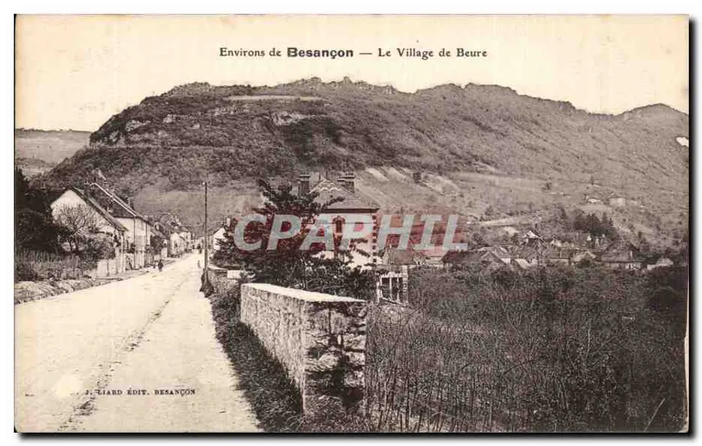 Umgebung von Besançon — Das Dorf Beure — Verlag J. Liard, Besançon - Vorderseite